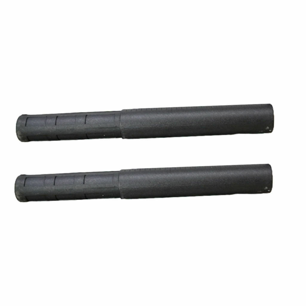 2 Piece Golf Shaft Extender Long Clubs Extension Rod Increase Rods Black