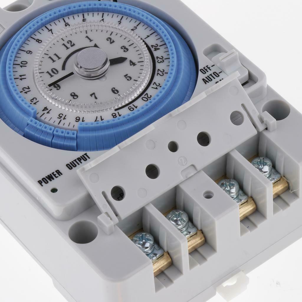 Heavy Duty AC220V 10A Plastic Mechanical Timer Switch Time Control System