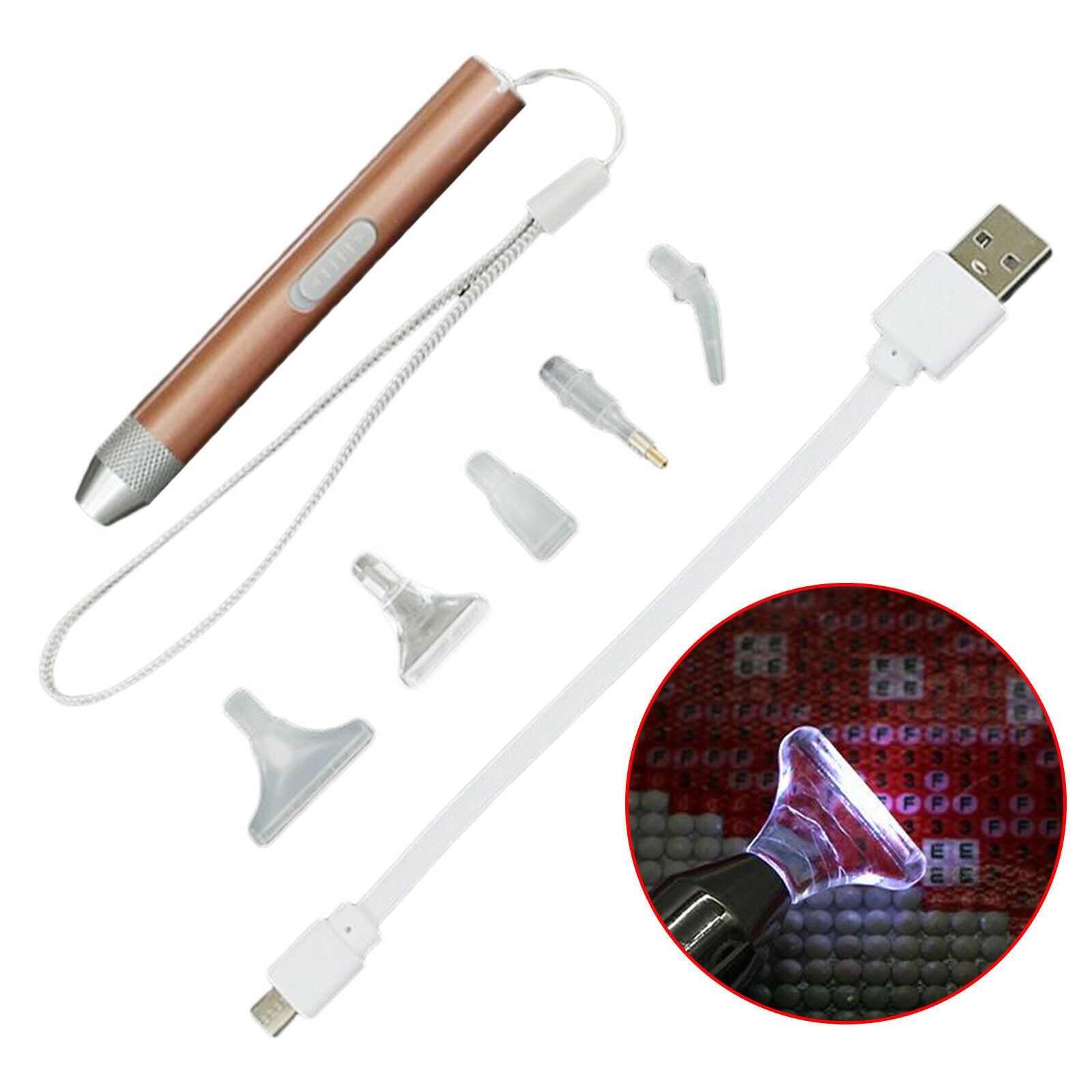 5D Diamond Painting Pen for DIY Point Drill Craft Embroidery Sewing Cross Stitch