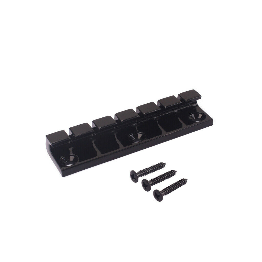 Zinc Alloy Guitar 6 Strings Saddles Bridge Tailpiece for Eelctric Guitar Cigar