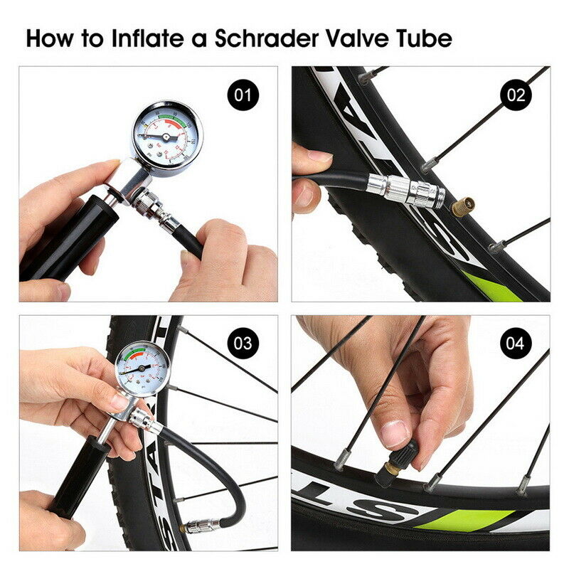 Bicycle MTB Repair Tools Kit Set Mountain Bike Cycle Puncture Tyre Pump+ Bag L/P