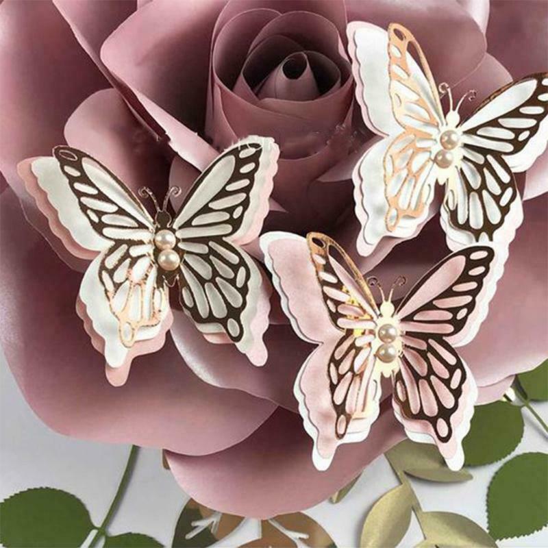 Four Butterfly Carbon Steel Cutting Dies DIY Scrapbooking Photo Album Embossing