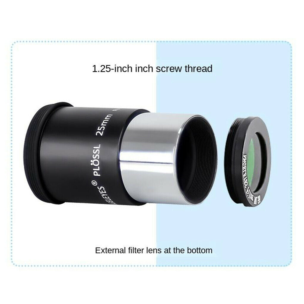 Telescope Eyepiece Multi Coated Telescopes Lens Telescope Accessory with Len
