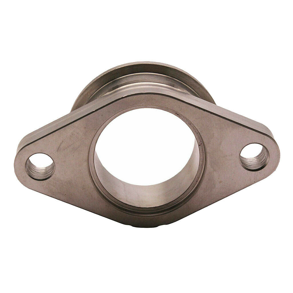 304 Stainless Steel 38mm V Band Wastegate To 2 Bolt Manifold Adapters Flange