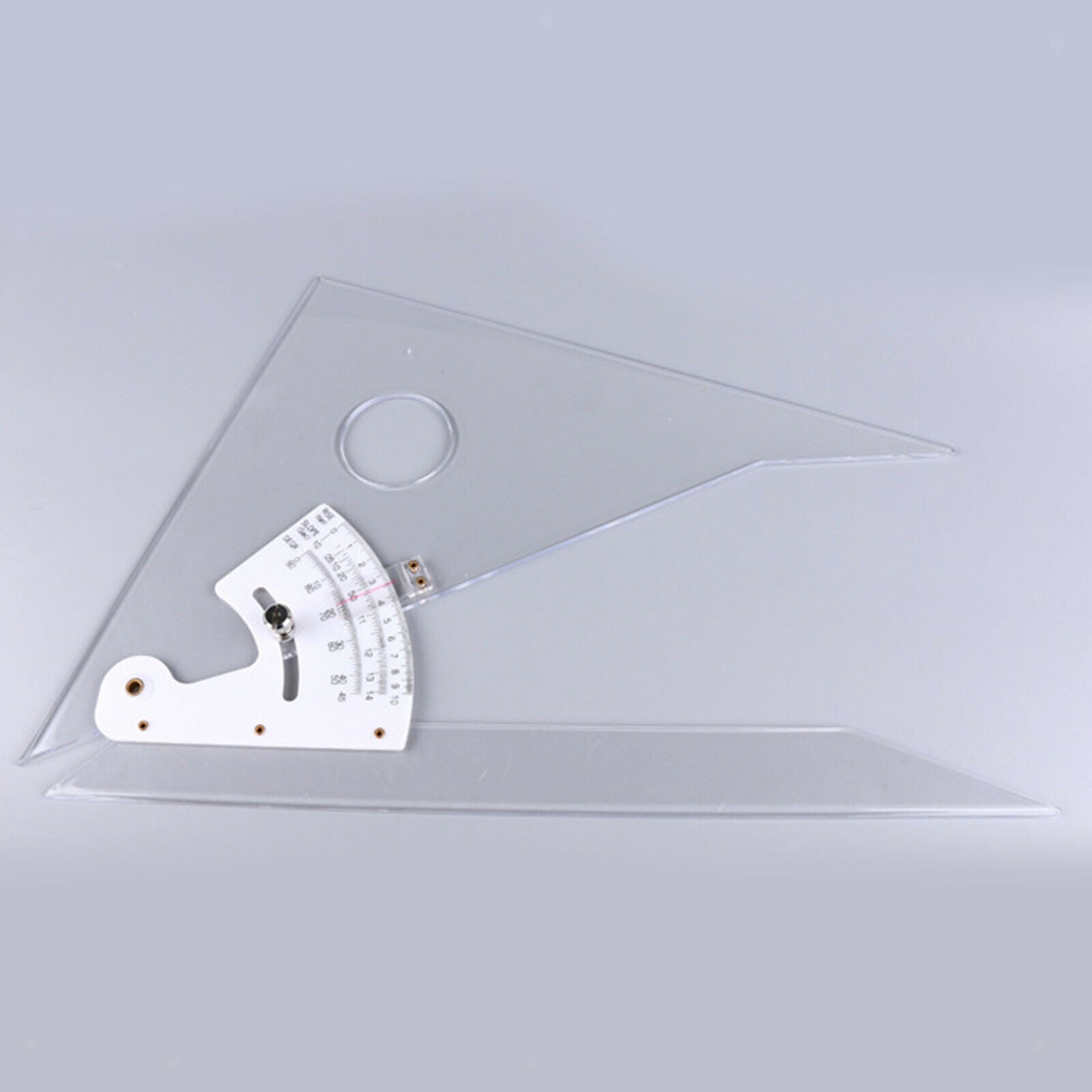 Drafting Triangle Ruler Adjustable Graphic 12'' Scale Professional Rulers