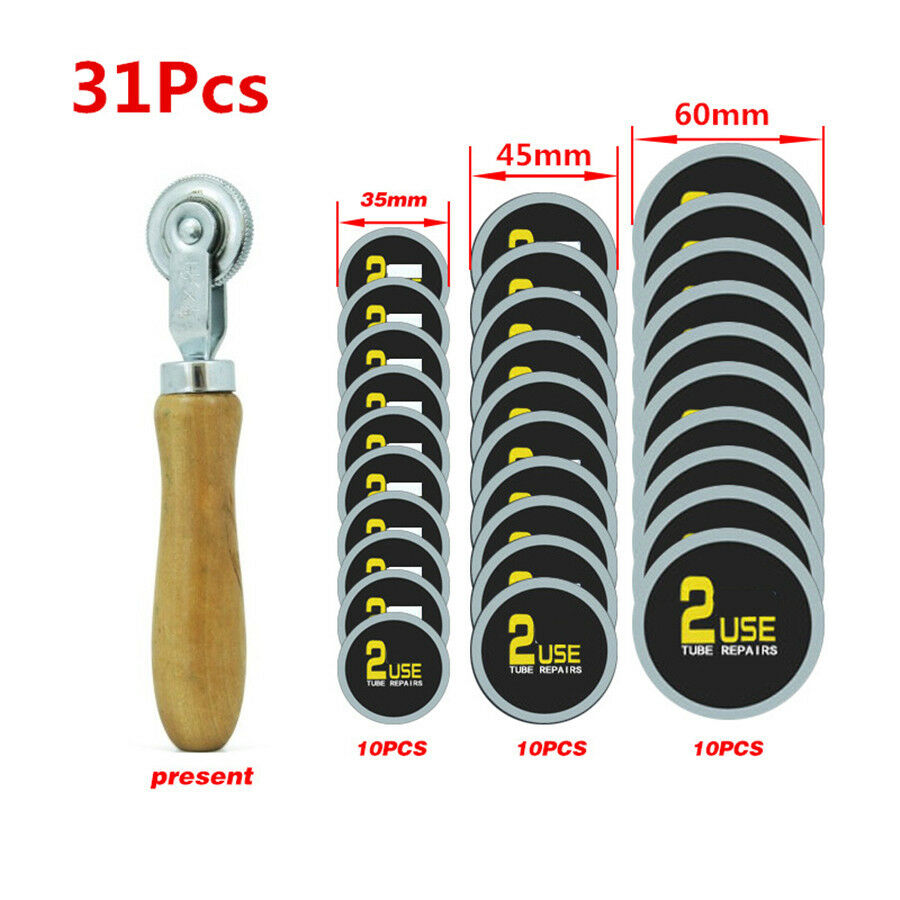 30x Universal Motorcycle Bikes Tire Repair Rubber Glues Tyre Patch Patching Tool