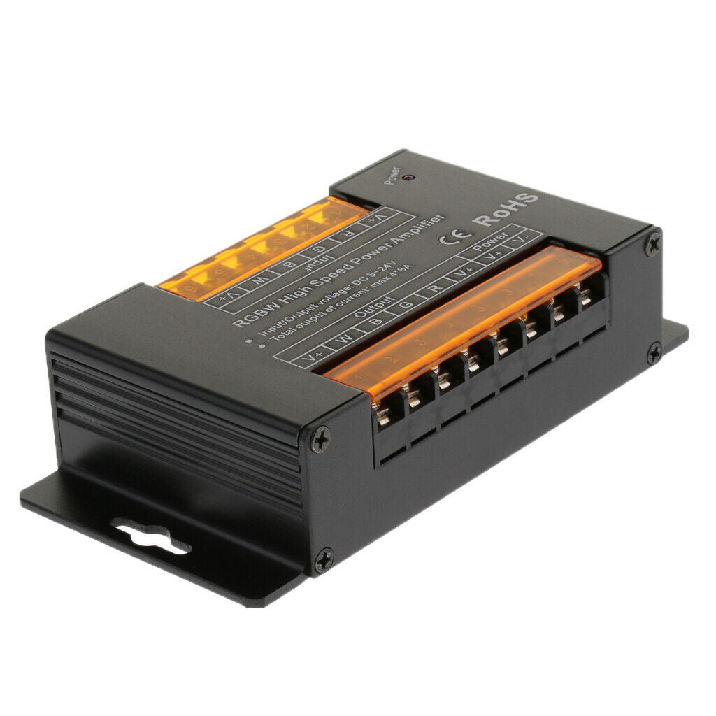 Power Amplifier Data Signal Repeater Channels For RGBW LED Lights Strip