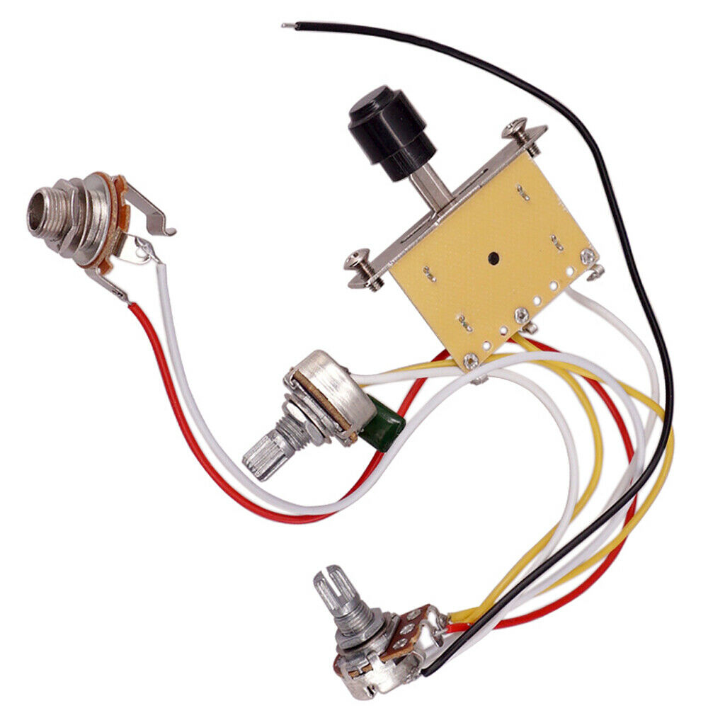 Electric Guitar Prewired 3 Way Switch Wiring Harness for Guitar Accessory