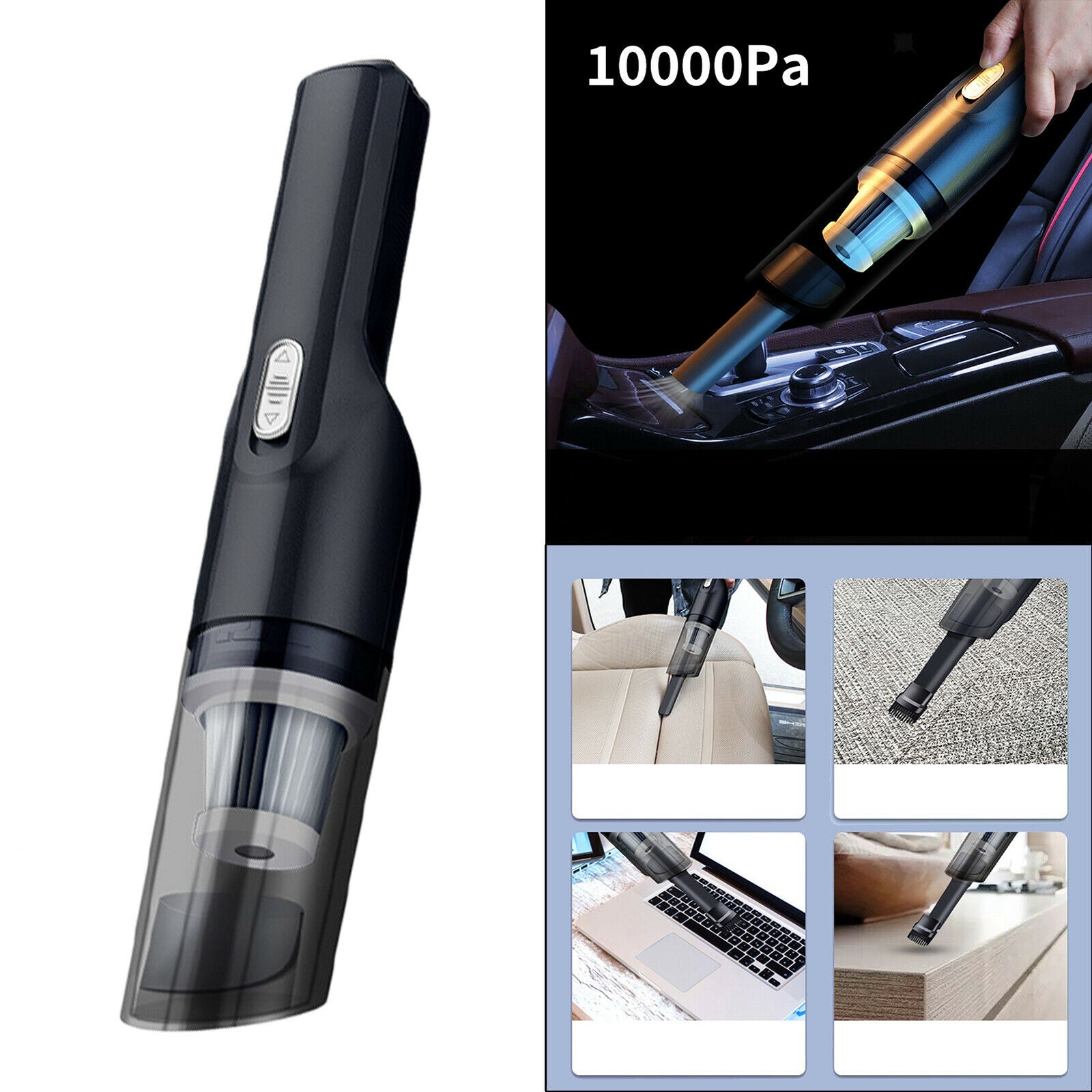 Car Vacuum Cleaner Portable Handheld Auto Vacuum Mini Cleaner Wireless USB