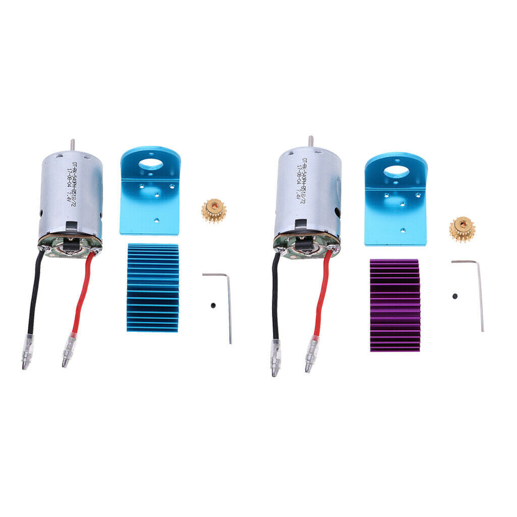 RC car repair accessories (motor + heat sink + bracket) for WLtoys 12428