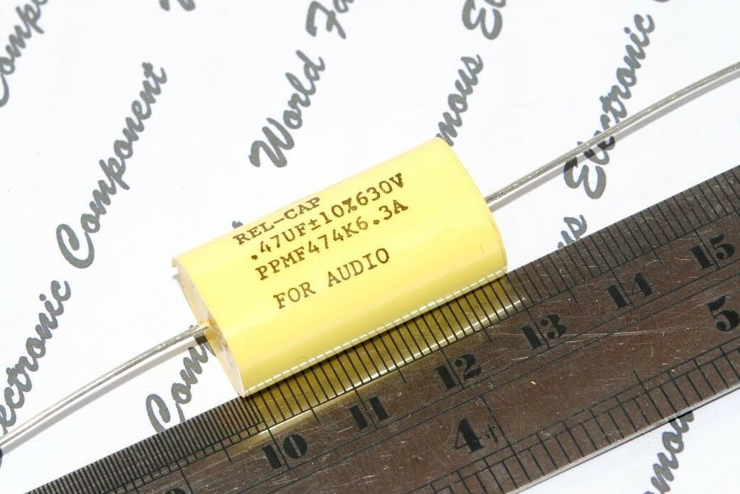 1pcs - REL-CAP PPMF 0.47uF (0.47µF 470nF) 630V 10%  Capacitor PPMF474K6.3A