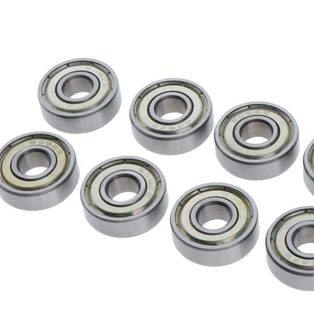 8Pcs ABEC-9 Skateboard Bearing Skates Rolling Roller Repair Accessories
