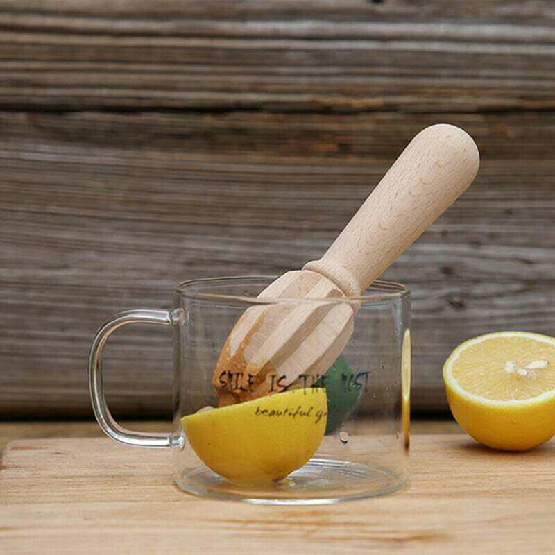 Wooden Lemon Squeezer Hand Press Juicer Fruit Orange Citrus Extractor ReameYP Lt