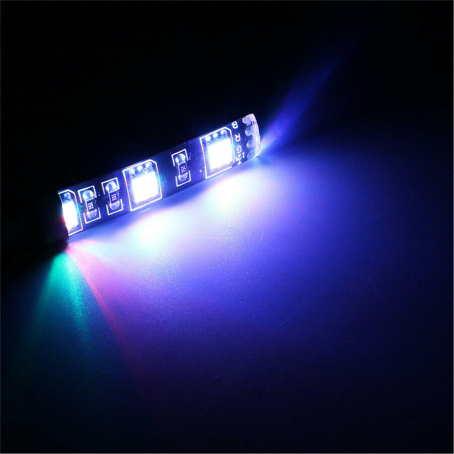 2X LED RGB Demon Devil Eyes Headlight Projector Light Retrofit Wireless Control