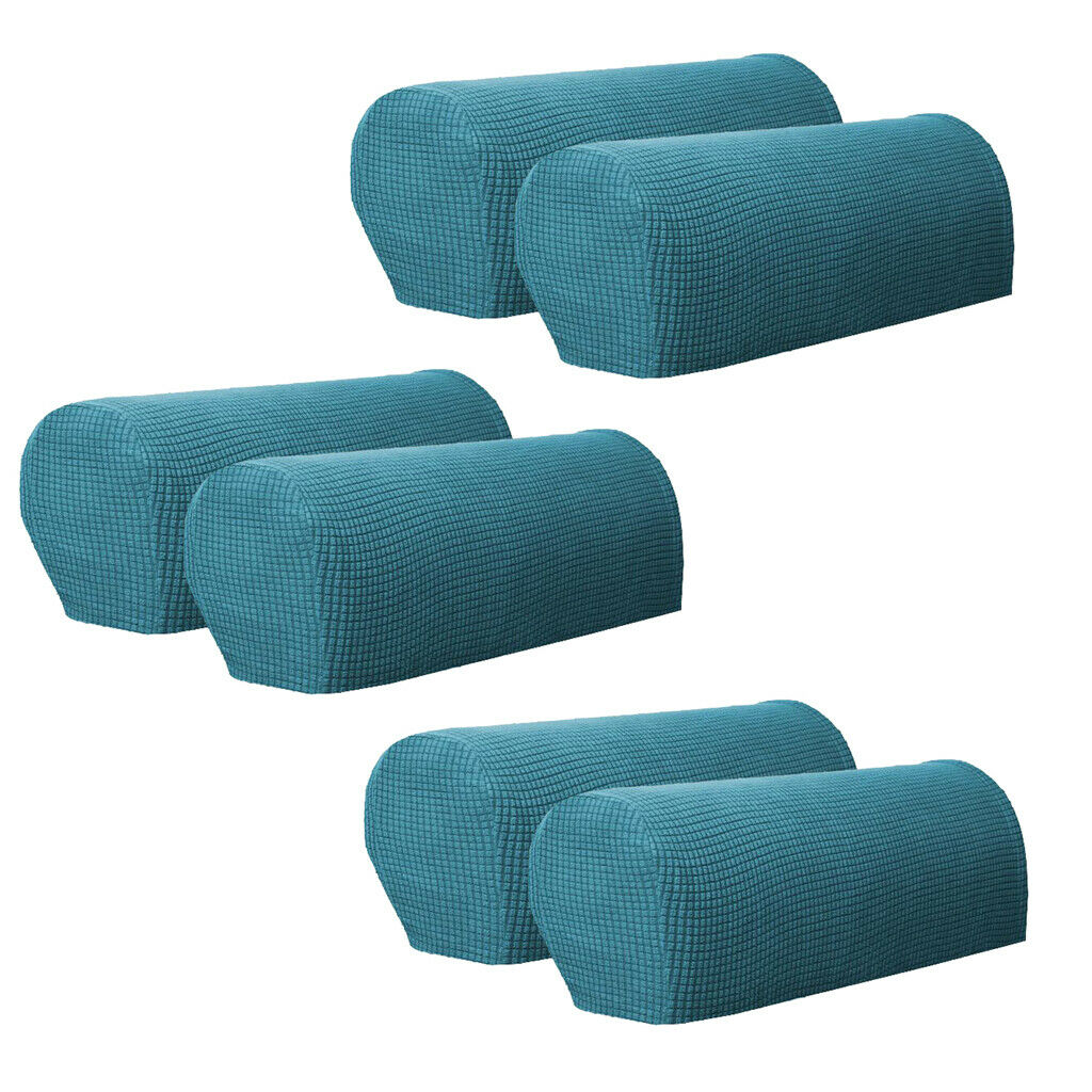 3 Pairs of Armrest Cover Stretch Fabric Sofa Armguard Anti  Couch Armrest Covers