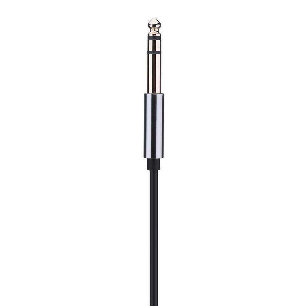 2 pieces 6.35 mm, 1/4 inch, plug to 3.5 mm, 1/8 inch, jack plug, stereo