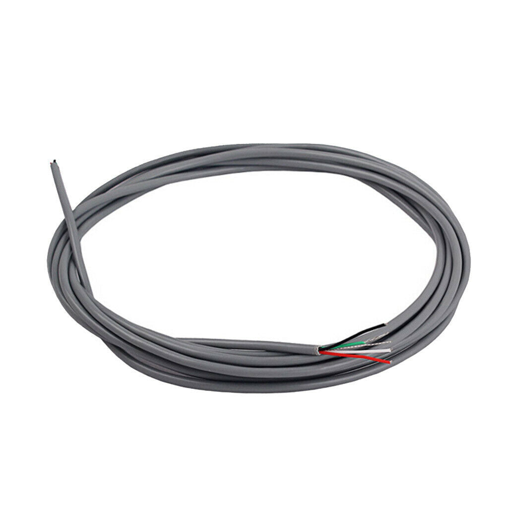 Shielded 5-Conductor Guitar Circuit Wire hookup wiring 10-Foot 26 AWG ,Black