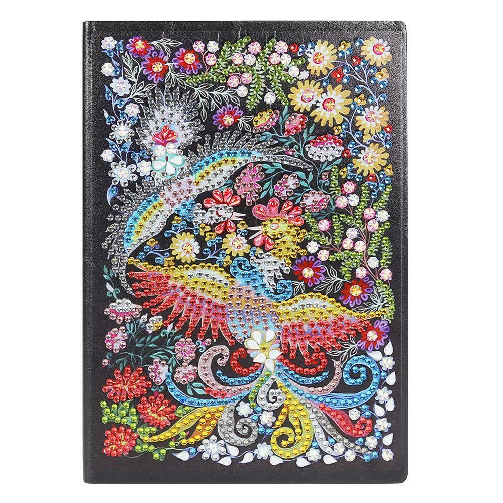 DIY Phoenix Special Shaped Diamond Painting 50 Pages A5 Notepad Notebook @