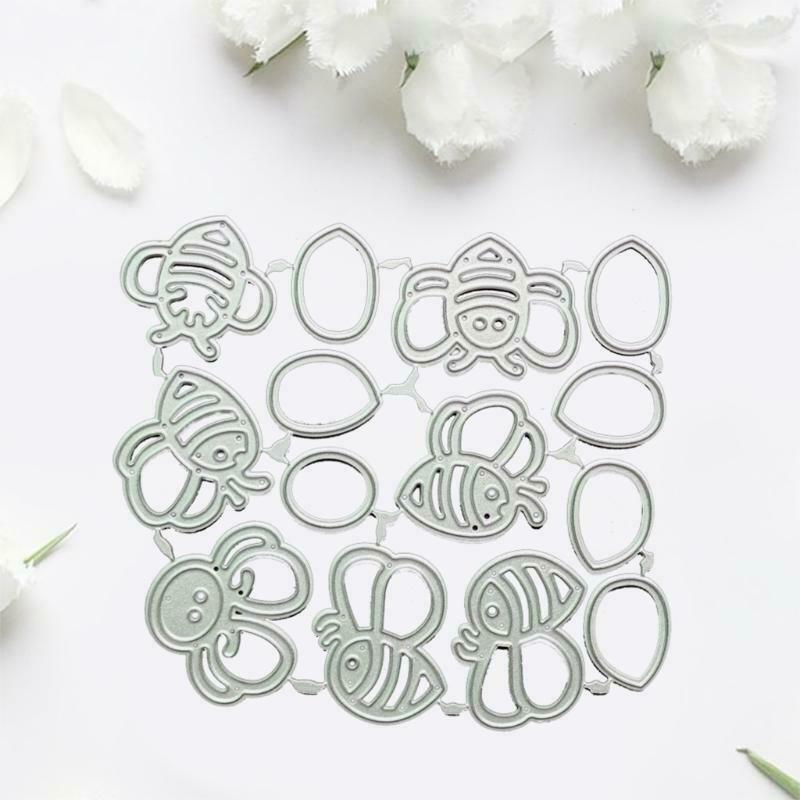 Cute Cartoon Bee Carbon Steel Cutting Dies DIY Scrapbooking Photo Album Cards