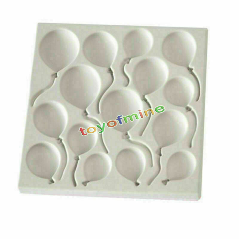 Silicone Balloons Fondant Cake Decorating Sugarcraft Chocolate Mold Baking Tool
