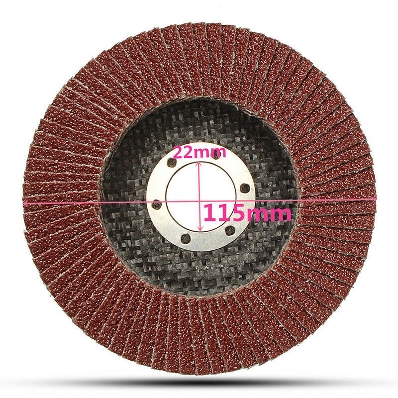 115mm/4.5'' Flap Wheels Grinding Sanding Discs 60 Grit Angle Grinde.l8