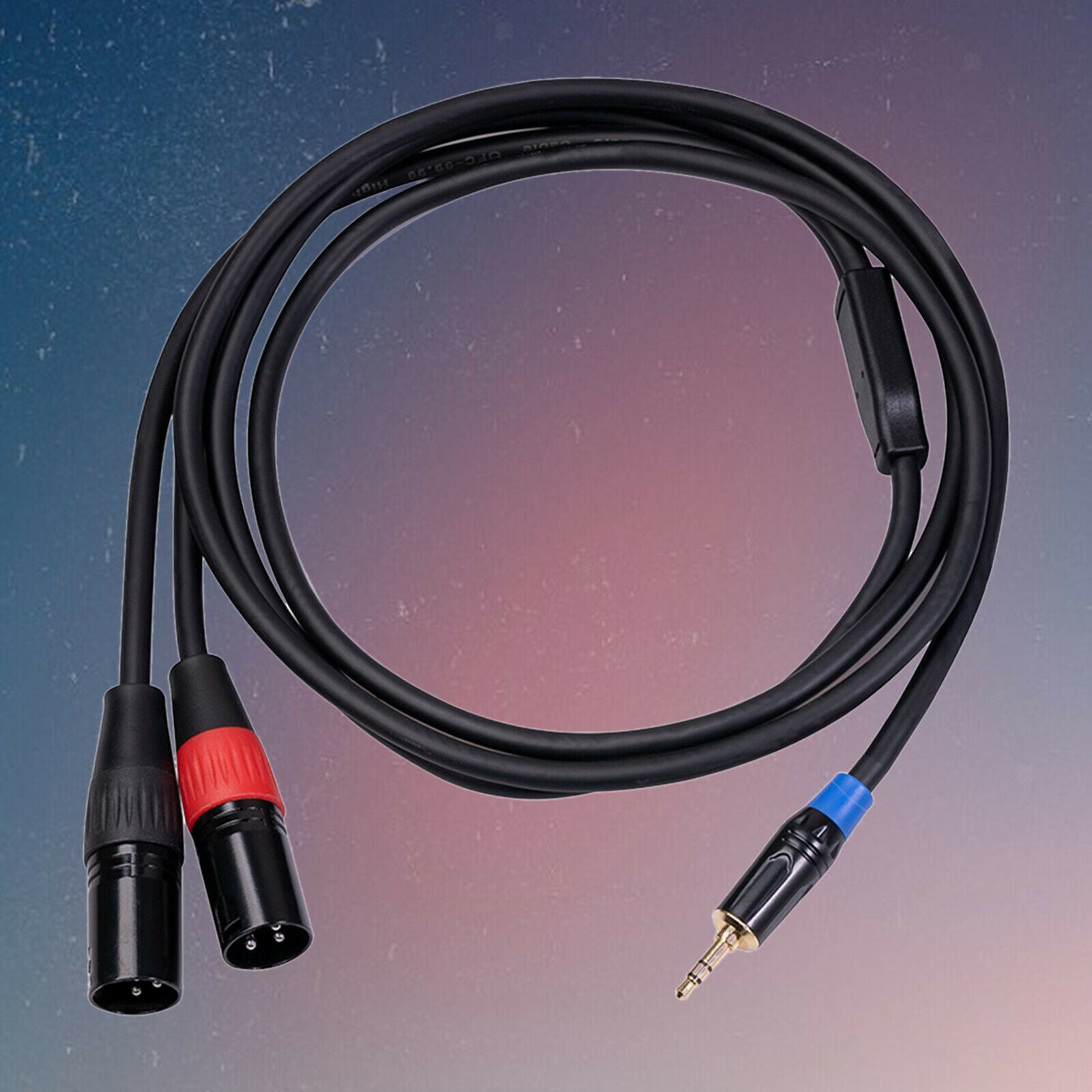 Stereo Audio Micophone Cable Mini   TRS Adapter for Mixer Notebook 1.8m