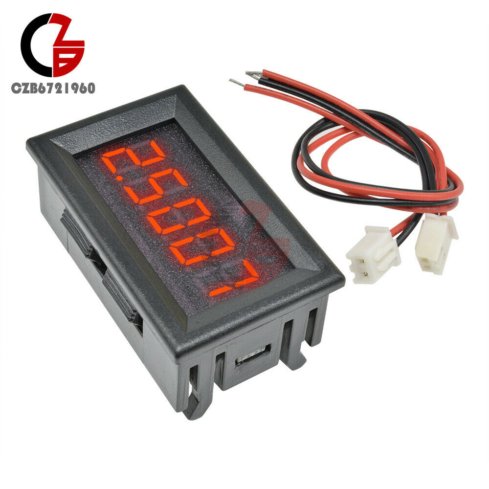 Red 5 Digit DC 0-4.3000-33.000V Precision Digital Voltmeter Voltage Metre Panel