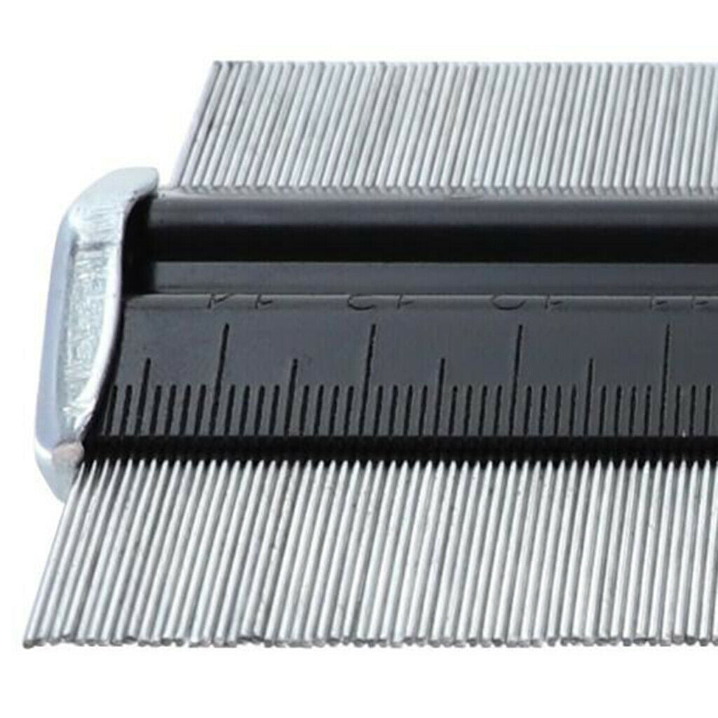 Metal 6 inch Outline Gauge Ruler Duplicator Tiles Flooring Accuracy Shaping
