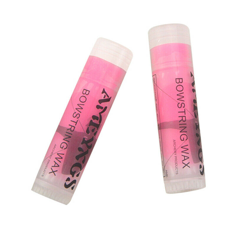 1OZ Pink BowString Wax Protector Lube Compound Recurve Bow Strings Waxed Tube