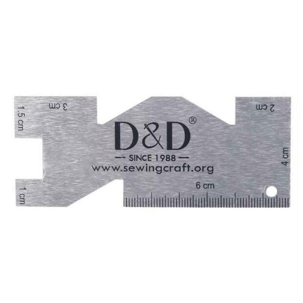 Marking Pen Fabric Marker Tailor's Chalk & Metal Sewing Measuring Gauge Rulers