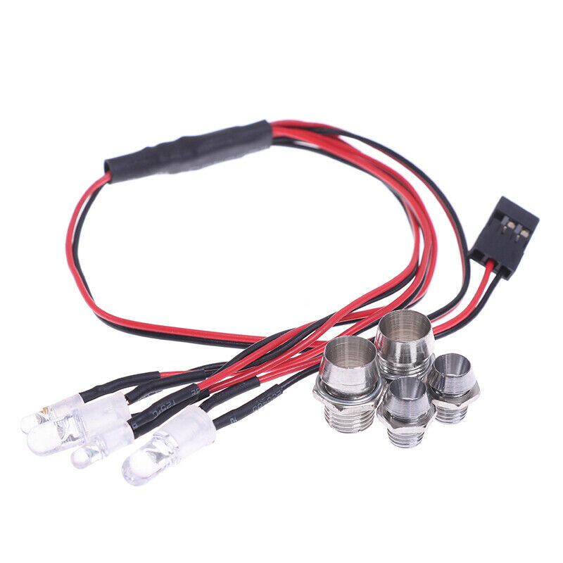 1Pc RC On-Road Car LED Night 5mm White And 3mm Red Headlamps 4 LED Lig.l8