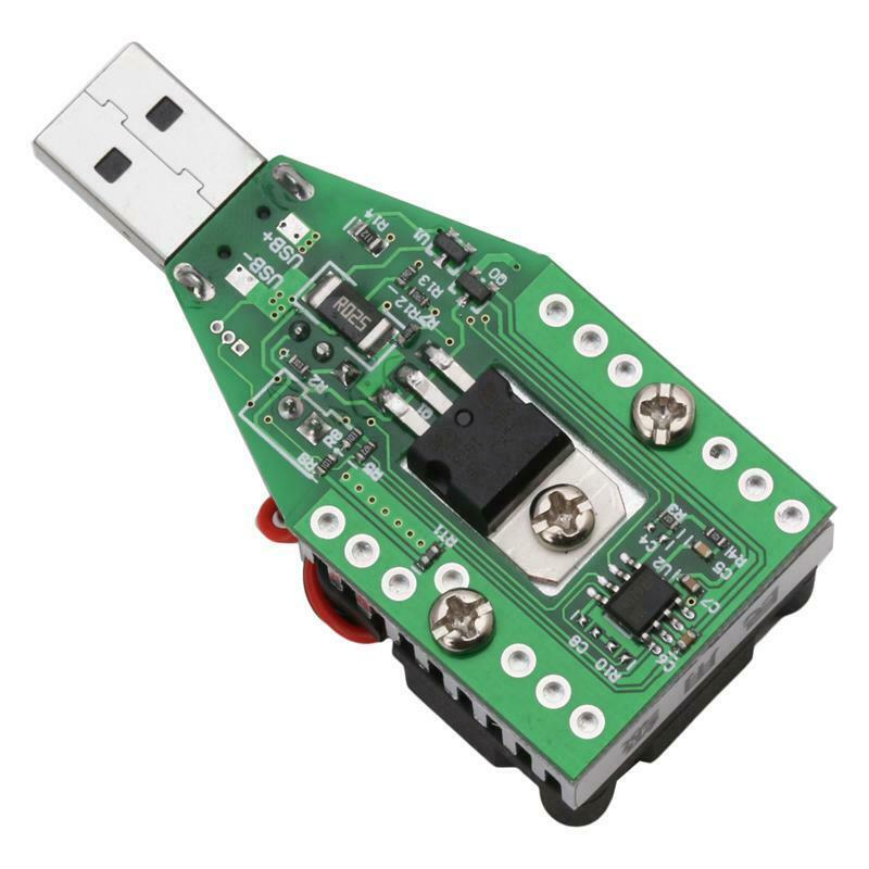 DC 3.7~13V USB 15W Adjustable Constant Current Electronic Load Discharger