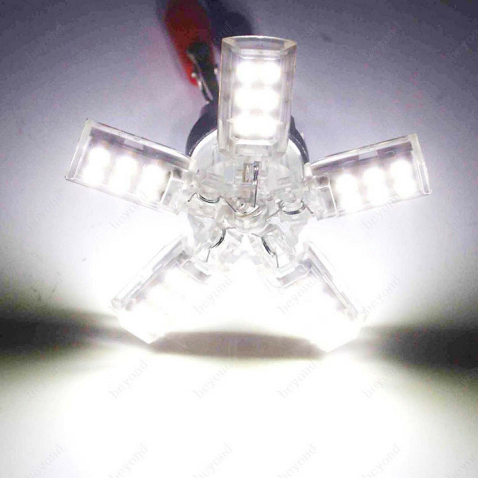 1156 BAU15S PY21W White 6000k LED Spider 5-ARM Tail Reverse Light Bulb Lamp