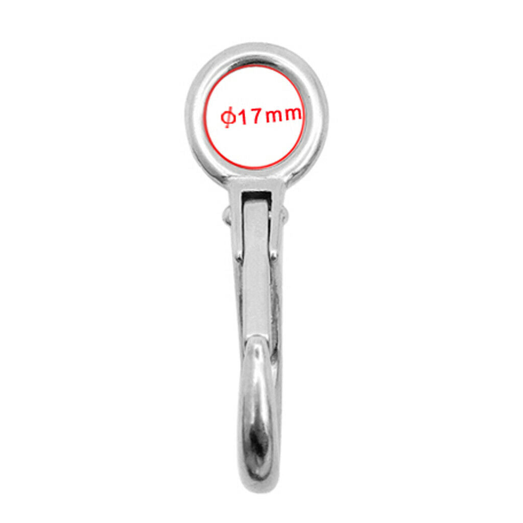 4pcs Marine Grade 316 Stainless Steel Spring Snap Hooks 71mm