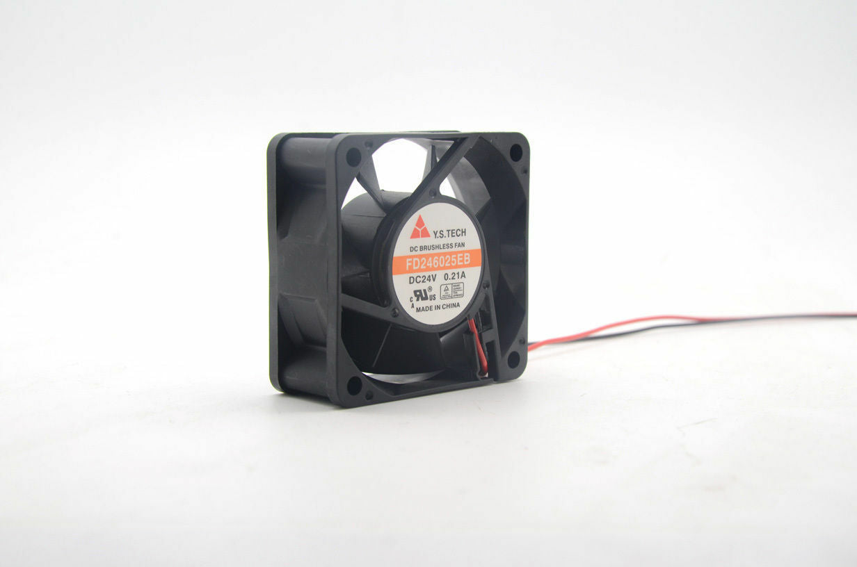 For Y.S.TECH FD246025EB 6025 24V 0.21A 6CM 60mm DC Brushless fan power inverter