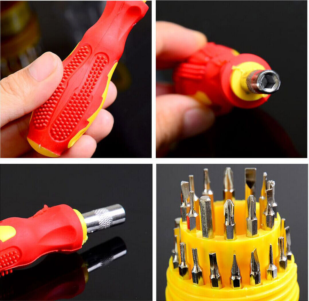 31 in 1 Precise Manual Screw Driver Tool Set CRV BITS  // GBM