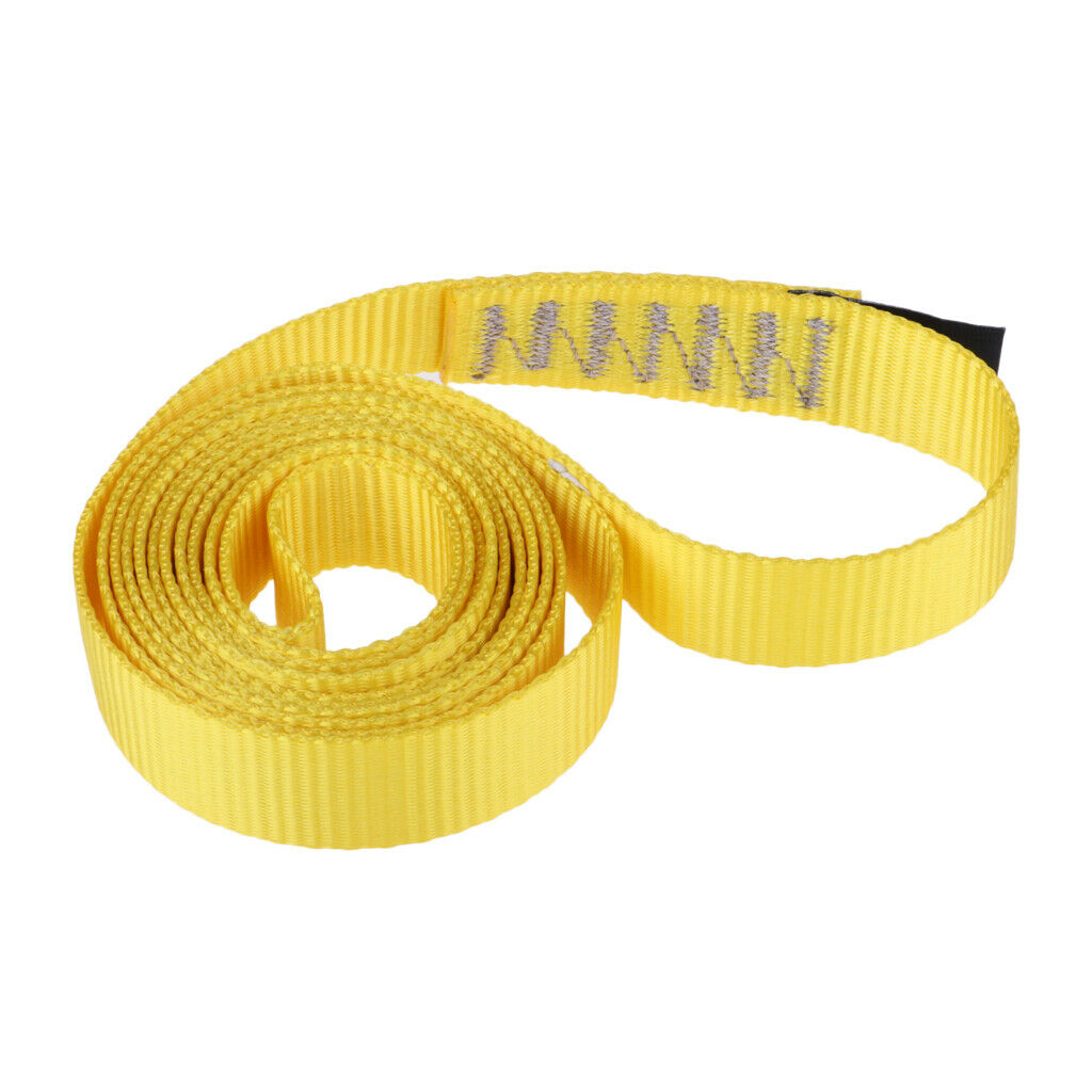 2pcs Climbing Sling 35KN 120cm Nylon Sling Runner Strap Safety Equipment