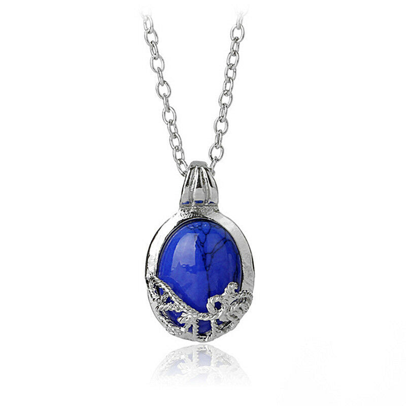 Film The Vampire Diaries Katherine Anti-sunlight Lapis Lazuli Pendant Neck.l8