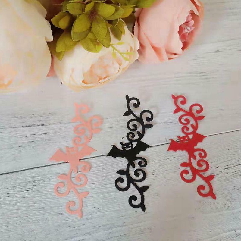 Halloween Bat Border Metal Cutting Dies Stencil DIY Scrapbooking Album Stamp
