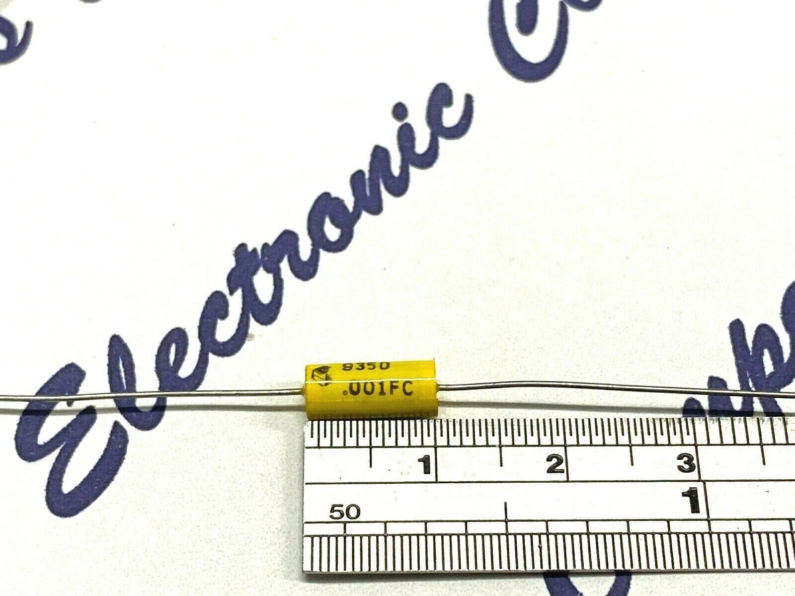 10pcs - ELECTRIC 935D 1000P 0.001uF 100V 1% Axial Film Capacitor