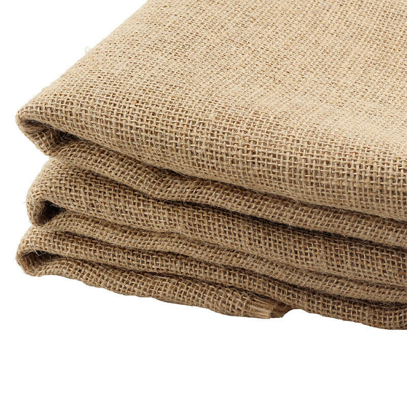 160*50cm Jute Sack Linen Fabric Cloth For DIY Handcraft Storage Bags Materials