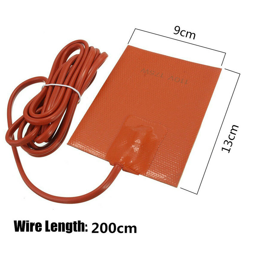 1 Pcs Silicone Rubber Heater Oil Pan For Engine /A/C Compressor/Medical Devices