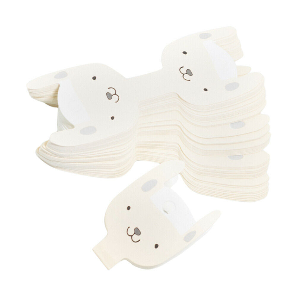 50x cartoon dog jewelry packaging card paper hair clip card