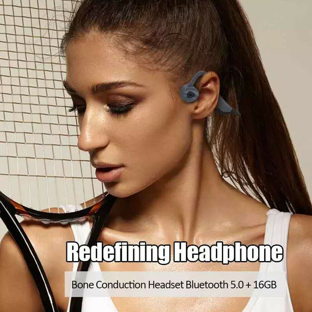 K7 Bone Conduction Bluetooth5.0 Headphones Diving Wireless Sports 16GB LIN