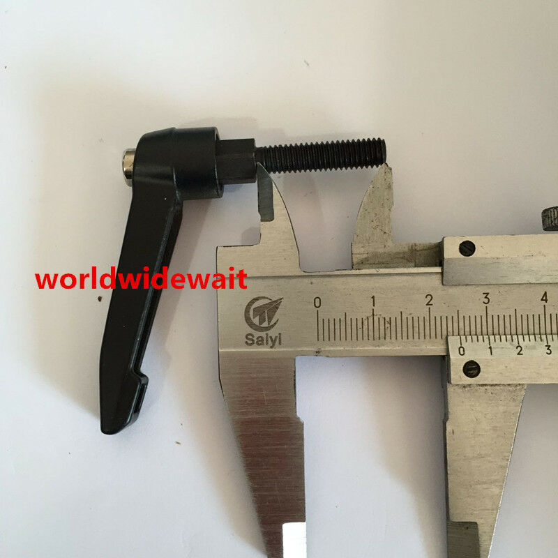 M6 x 25mm Thread Clamping Lever Adjustable Handle Black