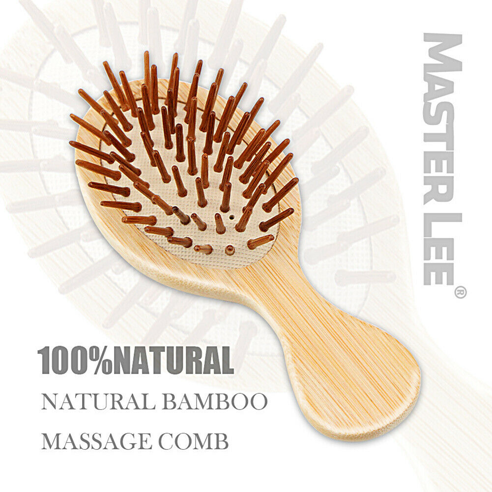 Wooden Cushion Airbag Comb Anti-static Hair Loss Scalp Massage Hair Brush @