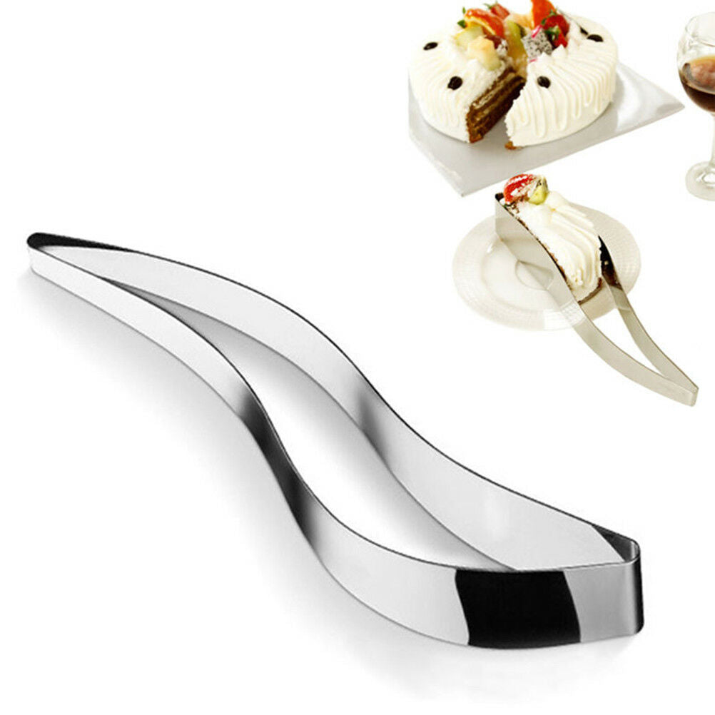 Stainless Steel Cake Slicer Cutter Sheet Guider Wedding Party Cake Serve.l8