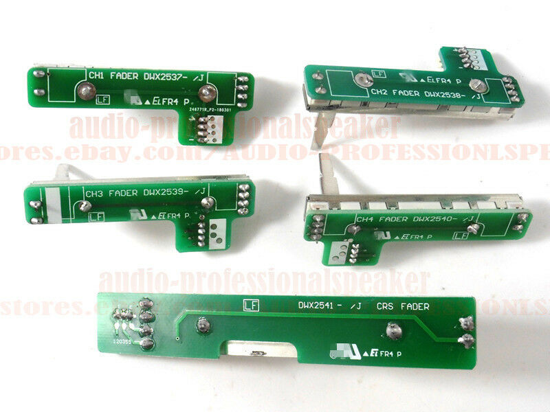 5PCS CH1 CH2 CH3 CH4 X FADER FOR Pioneer DJM 800 DWX2537 2538 2539 2540 2541