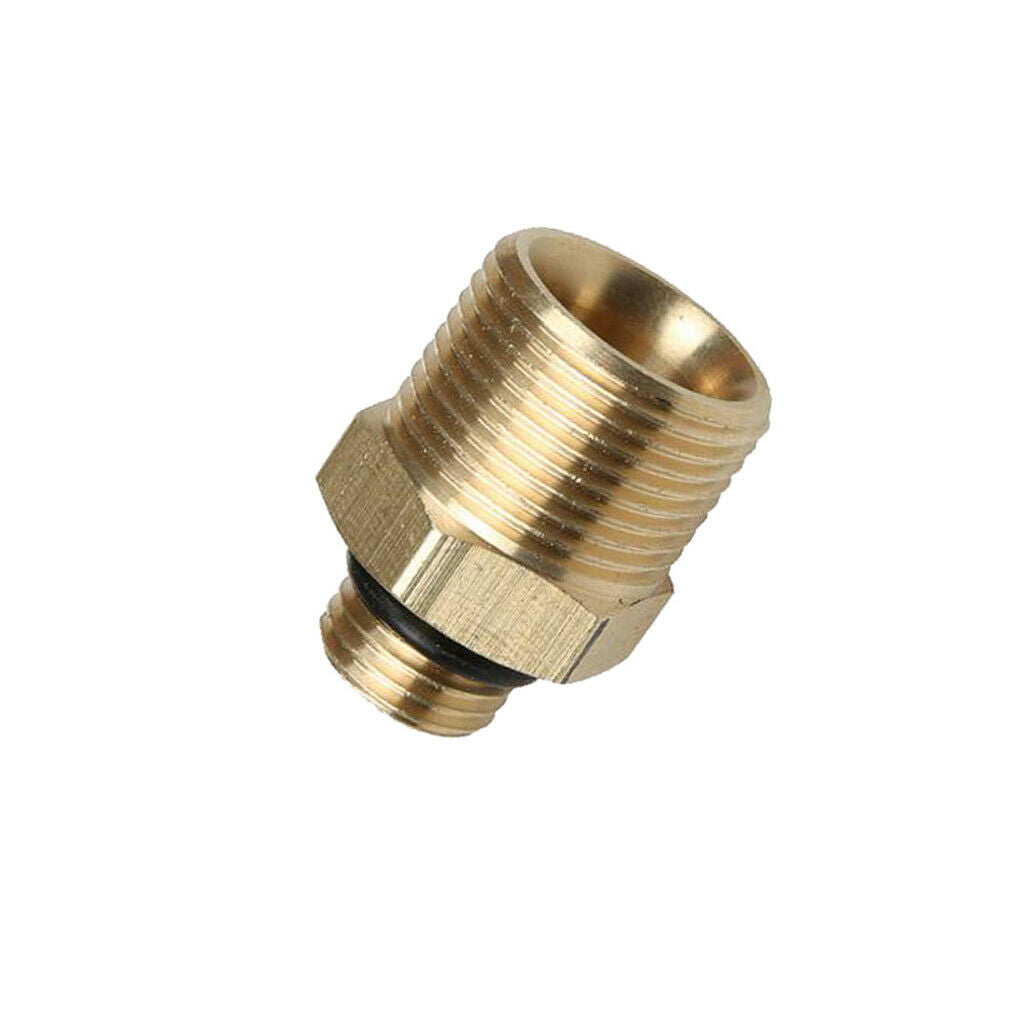 Brass M22/14mm x G1/4 Male Pressure Washer Snow Foam Lance Adapter Connector