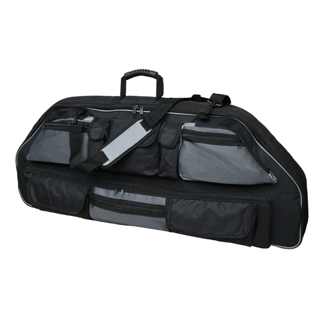 Compound Bow Case Large Bow Protective Storage Arrow Case with Extra Pockets